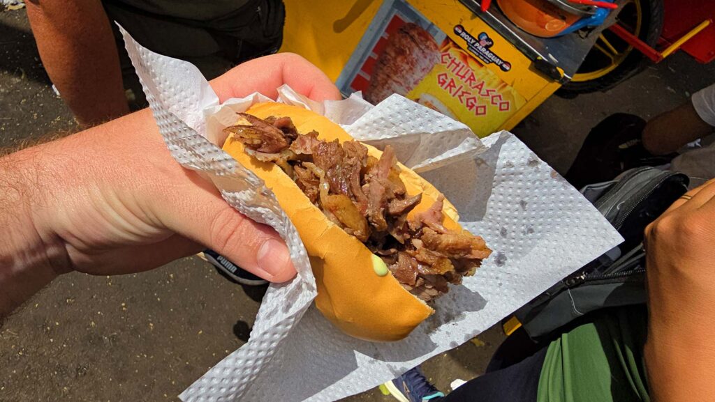 Comida de Rua, em Ciudad Del Este, Fronteira do Paraguai 