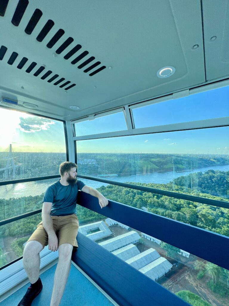 Vista da Roda Gigante em Foz