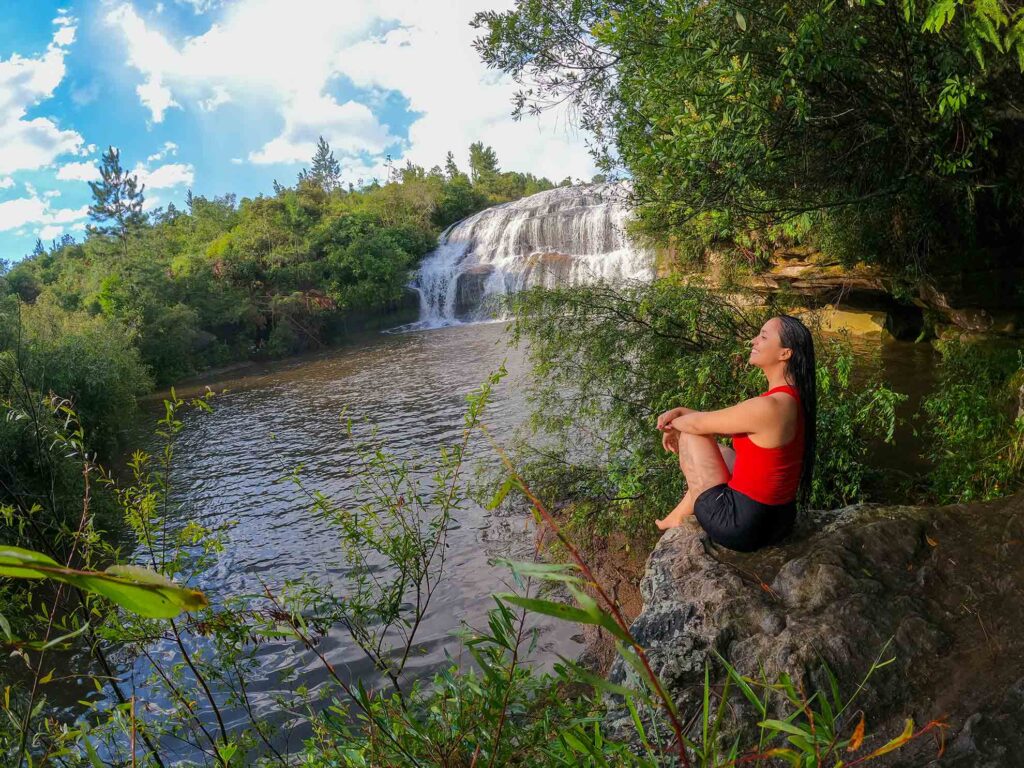 Cachoeira do Rio Tamanduá em Carambeí  