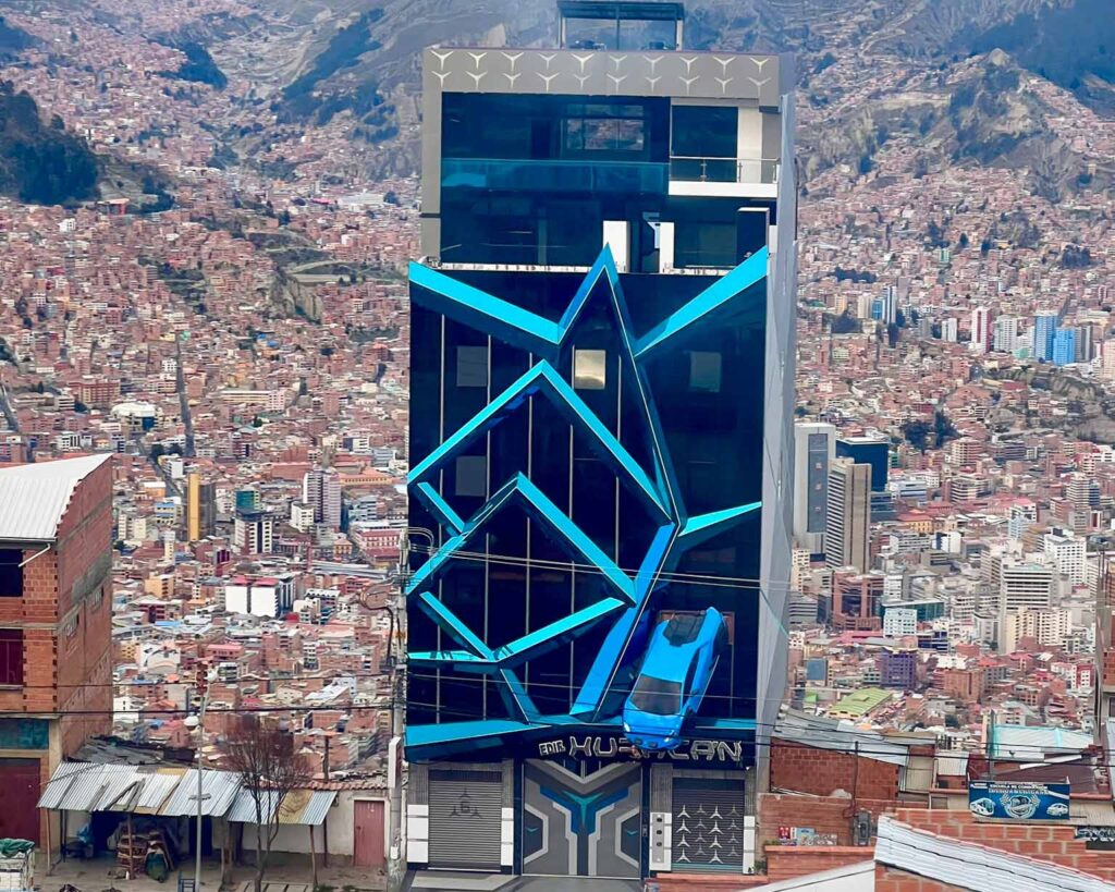 Os famosos cholets em El Alto, na Bolívia.