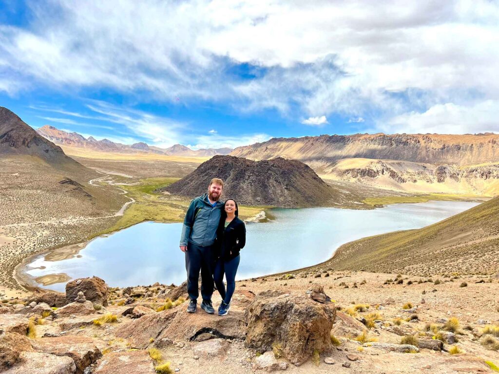 Laguna Celeste no Uyuni na Bolívia 