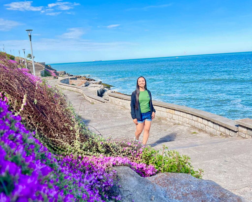 Andando pela costa de Mar del Plata