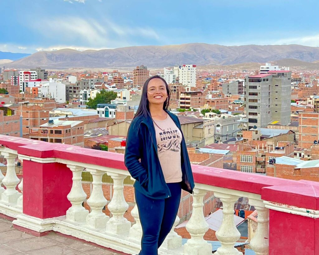 Mirante no Faro de Conchupata Oruro Bolívia 