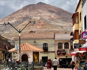 Cerro Rico em Potosí na Bolívia