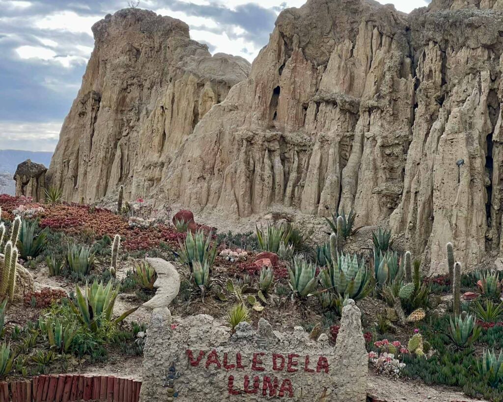 Vale da Lua em La Paz Bolívia 