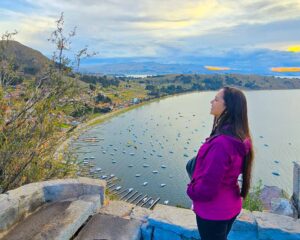 A belíssima cidade de Copacabana na Bolivia