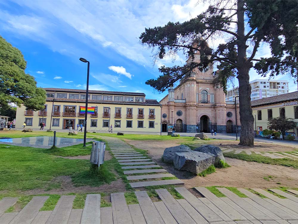 Igreja San Andres na cidade de Pasto