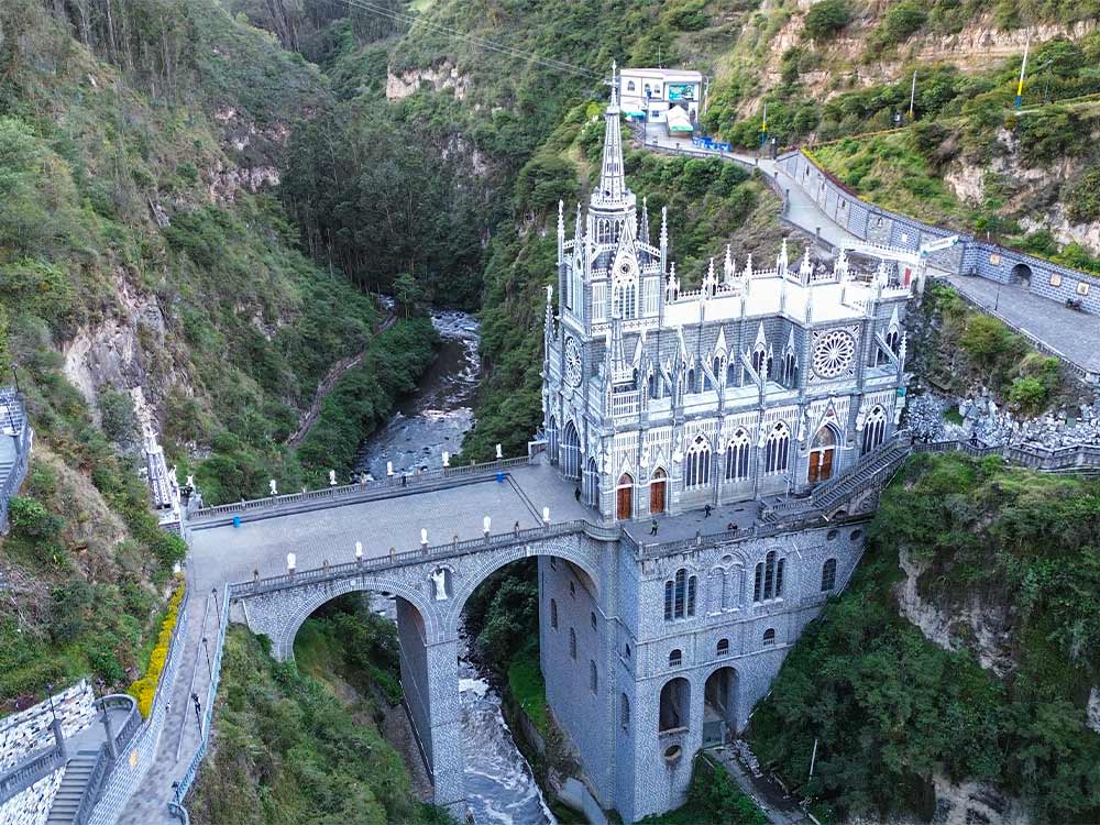 O impressionante santuário de Las Lajas